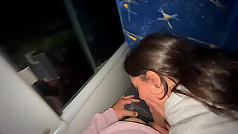 A Naughty Latina Babe'S First Public Sex Adventure On A Bus